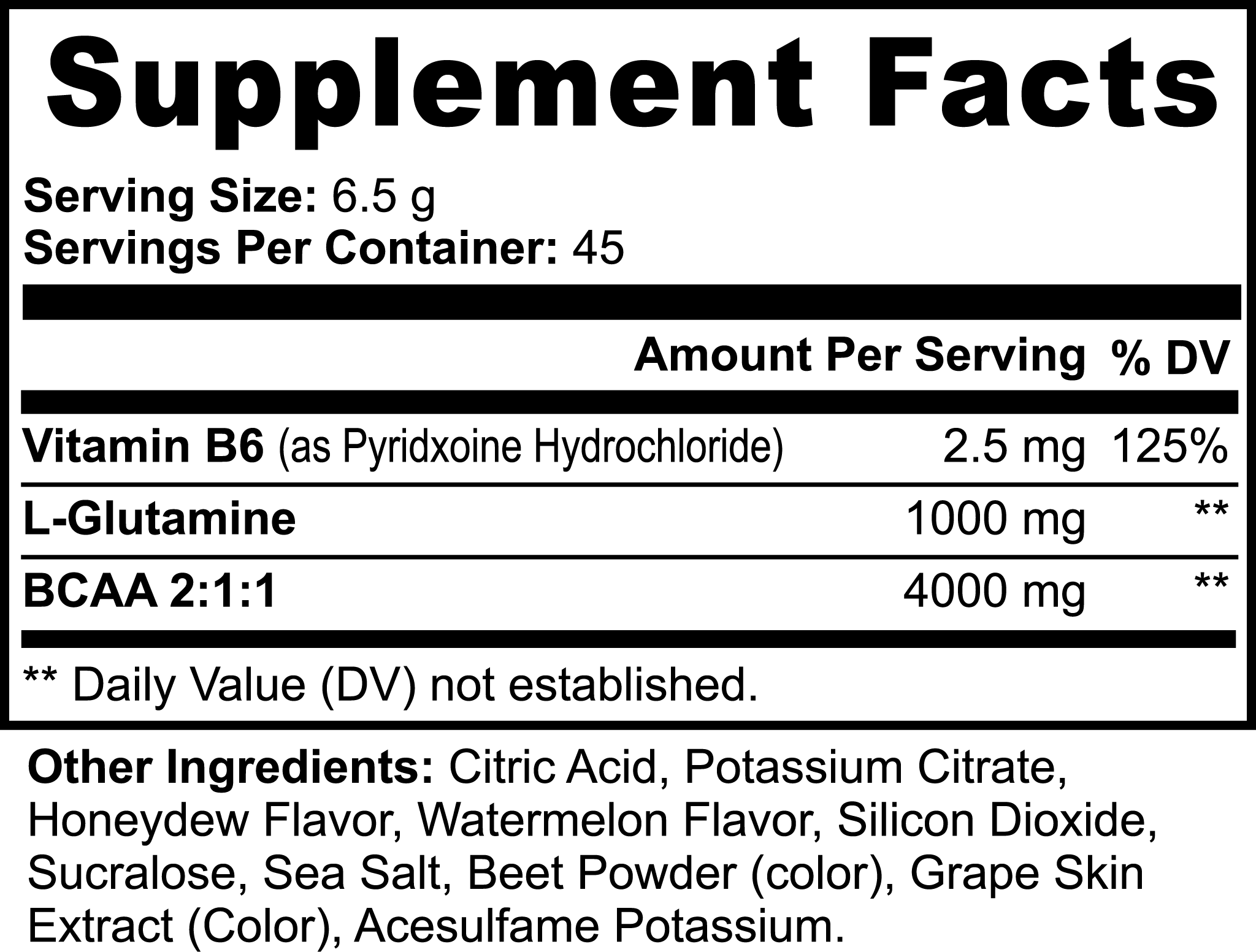 Restore BCAA Post Workout Powder (Mission Melon)