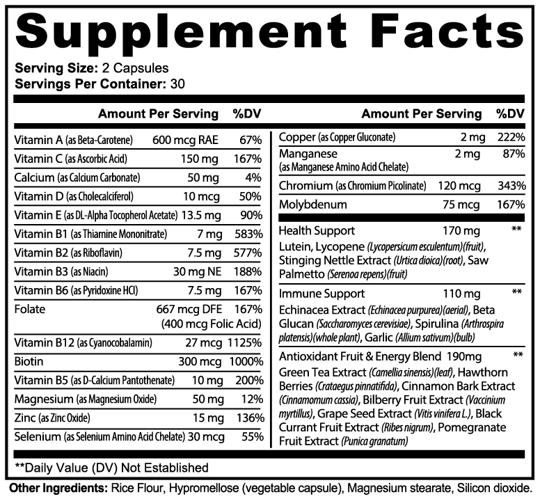 Thrive Multivitamin (Capsules)
