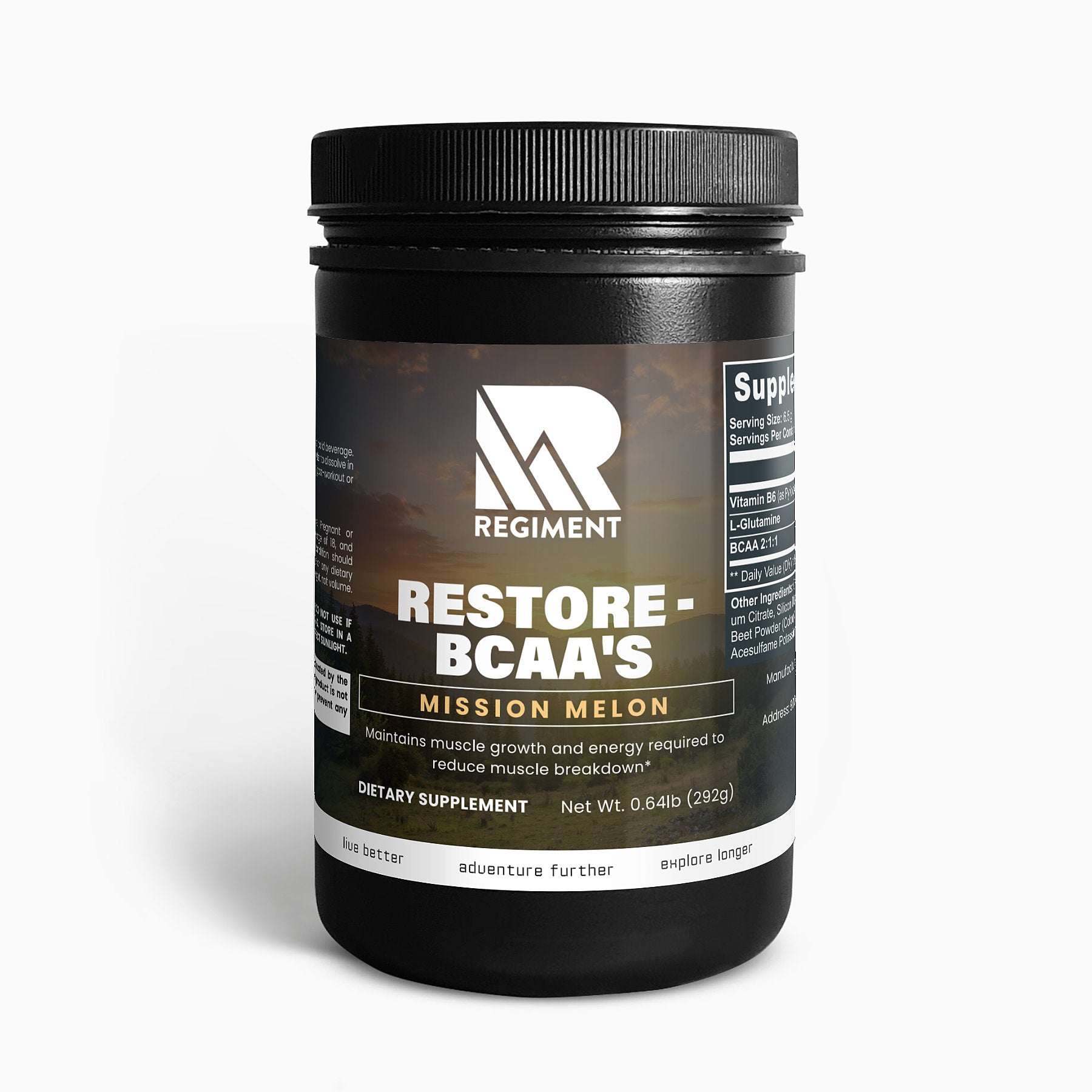 Restore BCAA Post Workout Powder (Mission Melon)