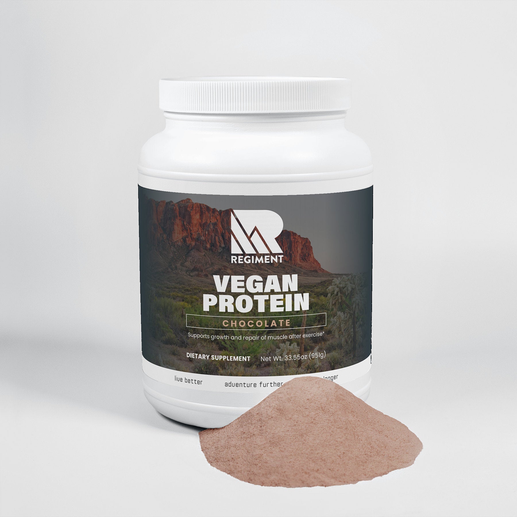 Vegan Pea Protein Isolate Powder (Chocolate)