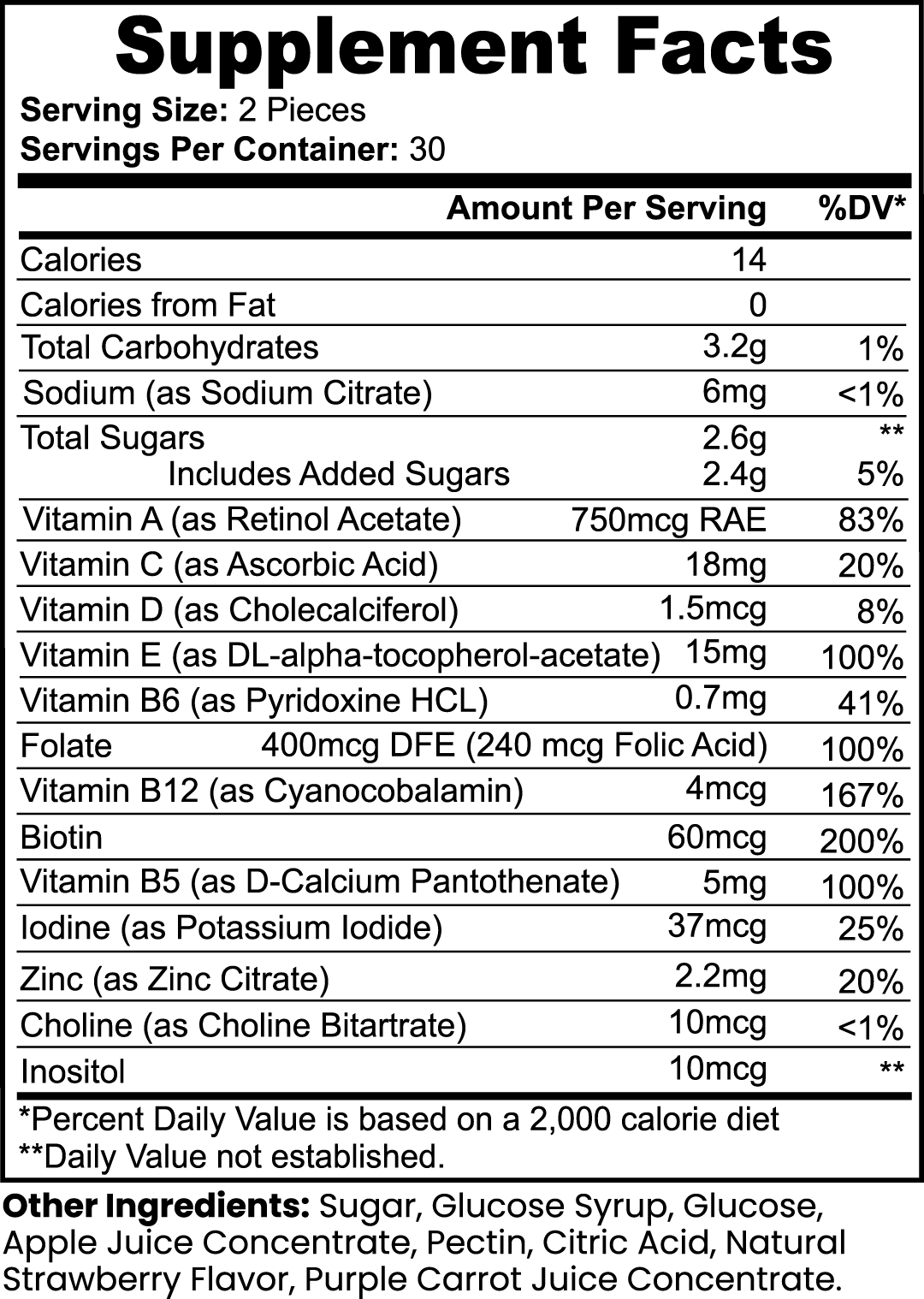 Thrive Multivitamin (Gummies)